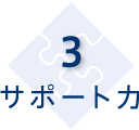 ３，サポート力